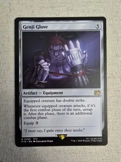 Genji Glove Final Fantasy Regular Card NM #258 MTG Fin Magic the Gathering - Image 1