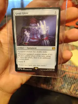 Genji Glove Final Fantasy Regular Card NM #258 MTG Fin Magic the Gathering - Image 1