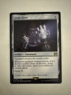 Genji Glove Final Fantasy Regular Card NM #258 MTG Fin Magic the Gathering - Image 1
