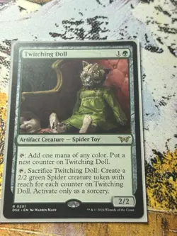 MTG Twitching Doll ** Duskmourn: House of Horror ** English - Image 1