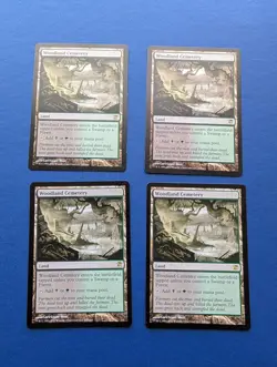 MTG Woodland Cemetery X4: Innistrad #249 - NM-MT - Image 1