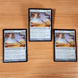 MTG - 3 x Spear of Heliod Theros 33/249 2013 Legendary Enchantment Artifact - Image 1