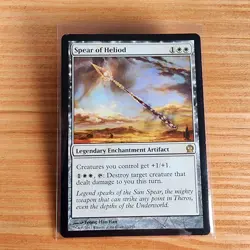 MTG - 3 x Spear of Heliod Theros 33/249 2013 Legendary Enchantment Artifact - Image 2
