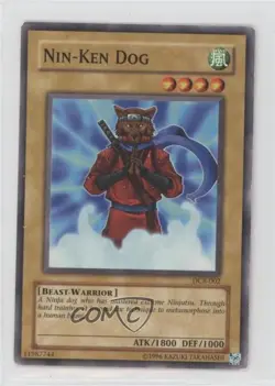 Nin-Ken Dog Unlimited YuGiOh Dark Crisis #DCR-002 2003 0l37 - Image 1