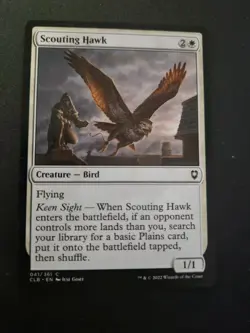 MTG Scouting Hawk #41 CL Battle for Baldur's Gate -Combine Ship 1-10 $4.88 - Image 1