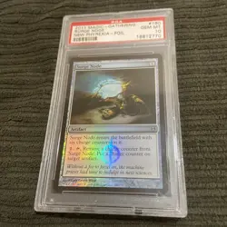 2011 Magic MTG New Phyrexia Foil #160 Surge Node Psa 10 Pop 1/1 - Image 1