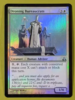FOIL Droning Bureaucrats x1 Guildpact 1x Magic the Gathering MTG - Image 1