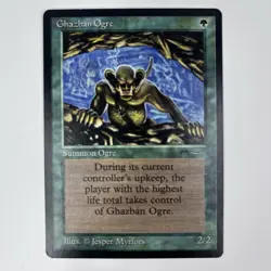 MTG Ghazban Ogre Arabian Nights Magic The Gathering TCG Card Ships Free - Image 1
