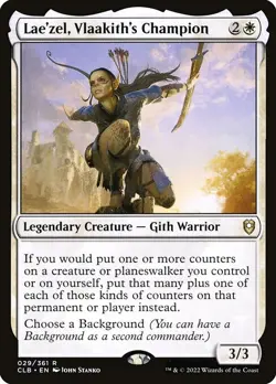 Lae'zel, Vlaakith's Champion R Foil #29 | CLB Battle for Baldur's Gate | MTG - Image 1