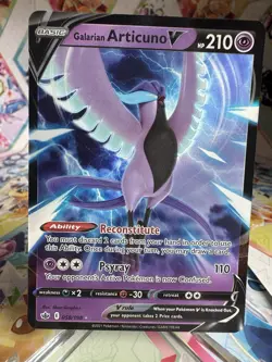 Galarian Articuno V - 058/198 - Ultra Rare Chilling Reign Pokemon TCG Card - Image 1