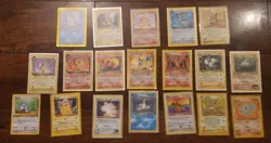 Pokemon Vintage First Edition/ Base Set Lot With Charizard And Rare Cards - Image 1
