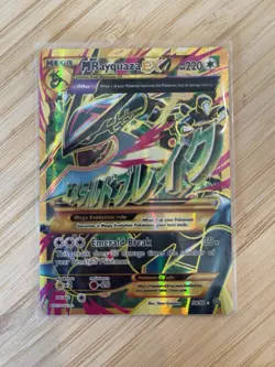 2015 POKEMON XY ANCIENT ORIGINS 98FULL ART/M RAYQUAZA EX - Image 1