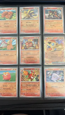 Pokemon Obsidian Flames Complete Master Set with R/H Common and Promos. NM - Image 5