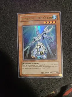 Yugioh! Elemental Hero Ocean JUMP-EN013 Ultra Rare Limited Edition - Image 1