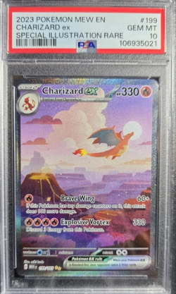 PSA 10 Charizard ex (SIR) Pokemon 151 199/165 Holo Pokemon Card - Image 1