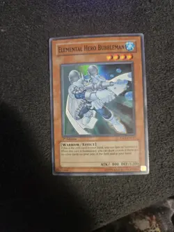 Yugioh Elemental HERO Bubbleman - YSDJ-EN017 - 1st Edition Super Rare - Image 1