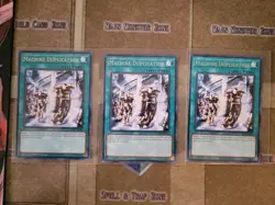 YUGIOH 3X MACHINE DUPLICATION AMDE-EN054 RARE 1ST ED NM - Image 1