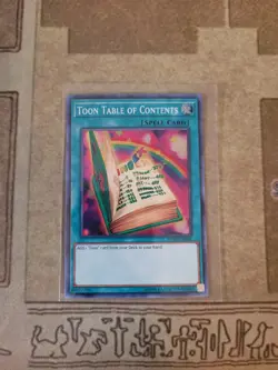 YUGIOH TOON TABLE OF CONTENTS DASA-EN043 SUPER UNLIMITED ED NM - Image 1