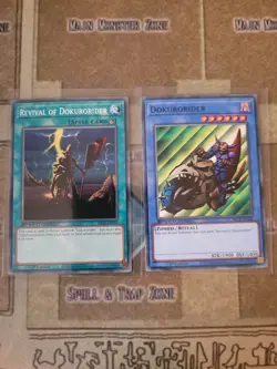 YUGIOH DOKURORIDER + REVIVAL OF DOKURORIDER SBCB COMMON 1ST ED NM SPEED DUEL - Image 1