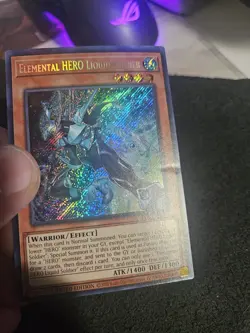 Yugioh! Elemental HERO Liquid Soldier LDS3-EN103 Limited Edition Secret Rare - Image 3