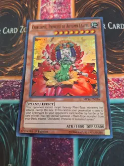 Yugioh Chirubime, Princess of Autumn Leaves MP14-EN216 Super Rare 1st Edition NM - Image 1
