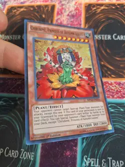 Yugioh Chirubime, Princess of Autumn Leaves MP14-EN216 Super Rare 1st Edition NM - Image 2