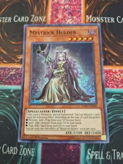 Yugioh Mystrick Hulder SOFU-EN026 Super Rare 1st Edition Near Mint - Image 1