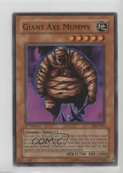 Giant Axe Mummy 1st Ed. YuGiOh Pharaonic Guardian #PGD-023 2003 06ak - Image 1