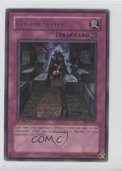 Coffin Seller 1st Ed. YuGiOh Pharaonic Guardian #PGD-093 2003 1s8 - Image 1