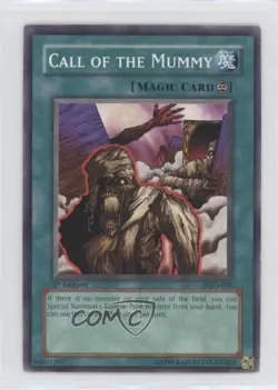 Call of the Mummy 1st Ed. YuGiOh Pharaonic Guardian #PGD-038 2003 0t5 - Image 1