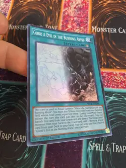 Yugioh Good & Evil in the Burning Abyss SECE-EN086 Super Rare 1st Edition NM - Image 2