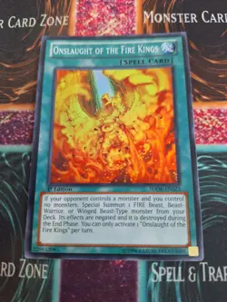 Yugioh Onslaught of the Fire Kings SDOK-EN022 Super Rare 1st Edition Near Mint - Image 1