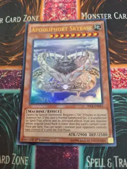 Yugioh Apoqliphort Skybase SECE-EN023 Ultra Rare 1st Edition Near Mint - Image 1