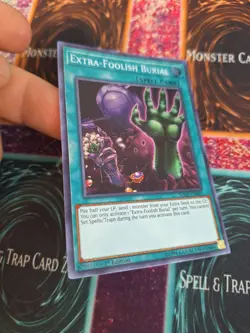 Yugioh Extra-Foolish Burial SOFU-EN065 Super Rare 1st Edition Near Mint - Image 2