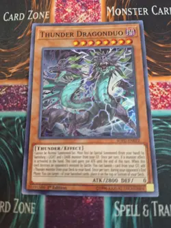 Yugioh Thunder Dragonduo SOFU-EN022 Super Rare 1st Edition Near Mint - Image 1