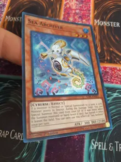 Yugioh Sea Archiver SDPL-EN003 Super Rare 1st Edition Near Mint - Image 2