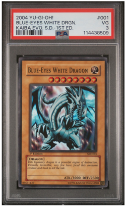 Yugioh PSA Lot Includes Blue Eyes White Dragon/Winged Dragon Of Ra/ Dark Sage - Image 2