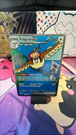 Pidgeot EX 225/197SV03: Obsidian Flames Holo Card Near Mint Condition - Image 1