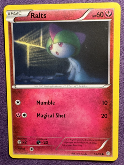 Ralts 52/98 - XY Ancient Origins - Regular - Common - Pokemon TCG Card - LP/NM - Image 1