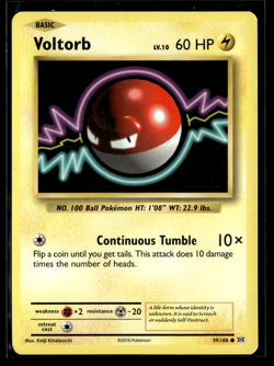 Voltorb 39/108 - Evolutions - Common - Pokemon Card TCG - LP - Image 1