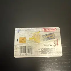Pokemon Snap Pikachu Blockbuster Video Smart Card 1999 Nintendo - Image 2