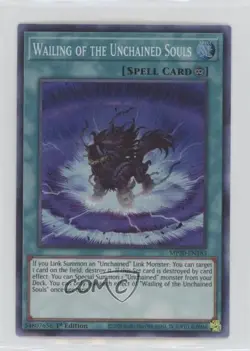 Super Rare - Wailing of the Unchained Souls 1st Ed. YuGiOh Tin Lost Memories 0t0 - Image 1