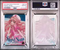 Sheryl Nome Macross Frontier PSA10 Collectible Trading Card Rare - Image 2