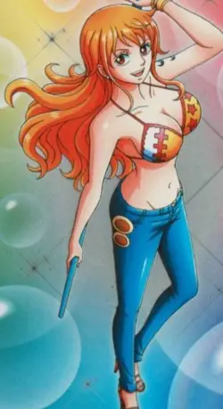 One Piece Nami 20th Anniversary Trading Card PSA 9 Mint Condition - Image 4