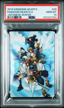 PSA 10 Kingdom Hearts Wafer Card - Rare One Owner, 1 of 9 Worldwide - Image 1