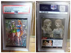 One Piece 2020 Carrot & Nami SR Card PSA 9 - Mint Condition - Image 1