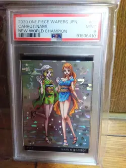 One Piece 2020 Carrot & Nami SR Card PSA 9 - Mint Condition - Image 2
