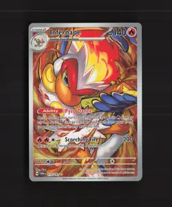 Infernape 173/167 Twilight Masquerade Full Art Ultra Rare Holo Pokemon Card NM - Image 1