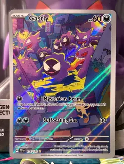 Gastly 177/162 Temporal Forces Full Art Ultra Rare Holo Pokemon Card NM - Image 2