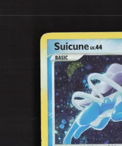 Suicune 19/132 Secret Wonders Holo Rare HOLO BLEED Pokemon Card DMG - Image 3